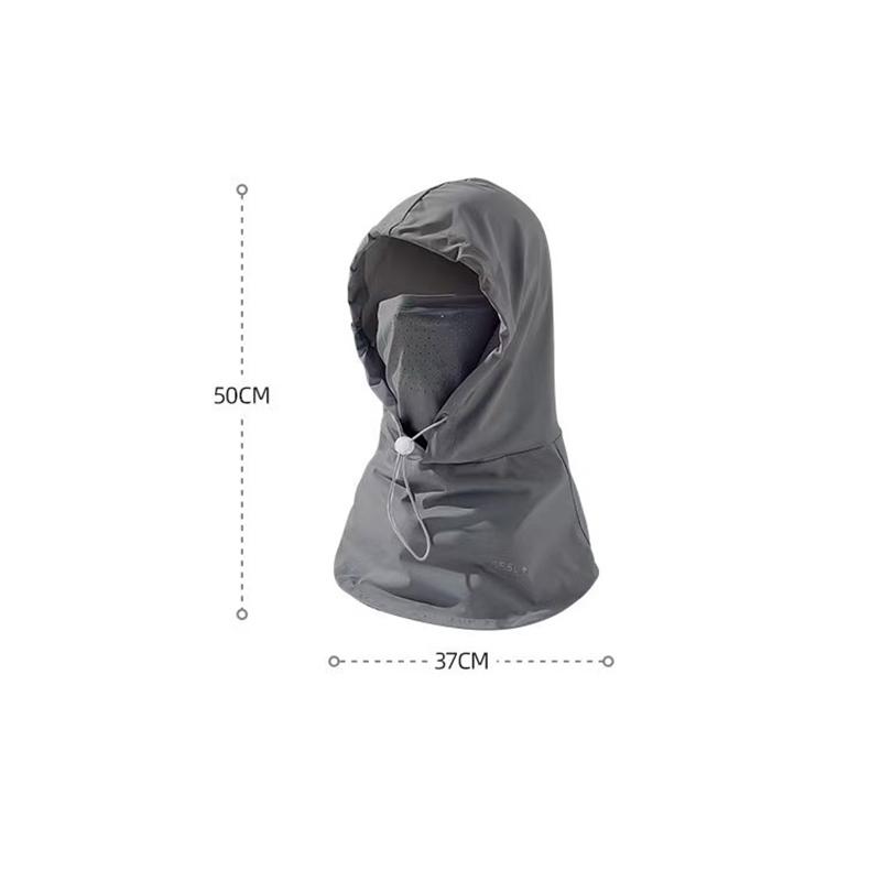 Anti-Uv Ice Silk Sun Hat Adjustable Breathable Sunscreen Hat With Shawl Quick Drying Sunshade Cap Outdoor Sports