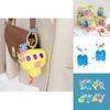 Mbti Monster Plush Toy Keychain With Soft Short Plush For Bag Decor Gift
