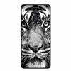 For  Iphon 14 Luxury Phone Case Apple Iphone14 Pro Pro Max Plus Black TPU Soft Cover Silicone Shield Animal Lions Tiger Bunper