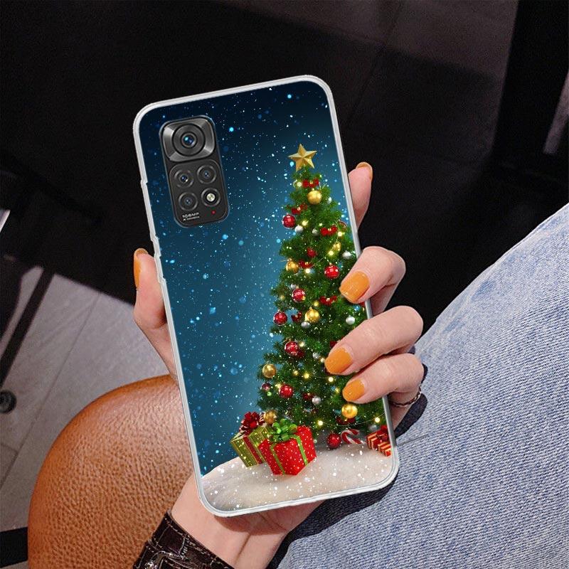 Merry Christmas Tree Snow Phone Case For Xiaomi Redmi Note 15 14 13 12S 12 11 Pro Plus 14S 11S 11E 10 10S 11T 5G Personalized Co