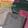 HAKATA NO MORI LEATHER Genuine Leather Bifold Wallet, Anti-Skimming, Anti-Magnetic, Ultra-Thin Mini Wallet, Magnetic Interference-Resistant, Compact,