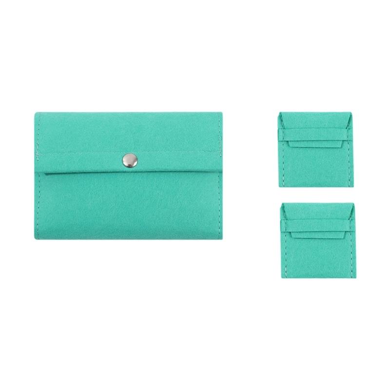 

Felt Crafting Accessories Case With Multiple Pocket For Needle Thread зелений