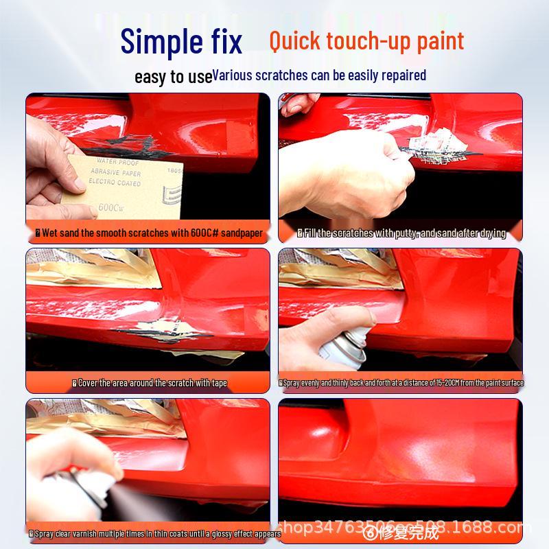 

Tharu Moon White/Grey Touch-up Paint Pen for Volkswagen Scratch Repair Paint + Sandpaper