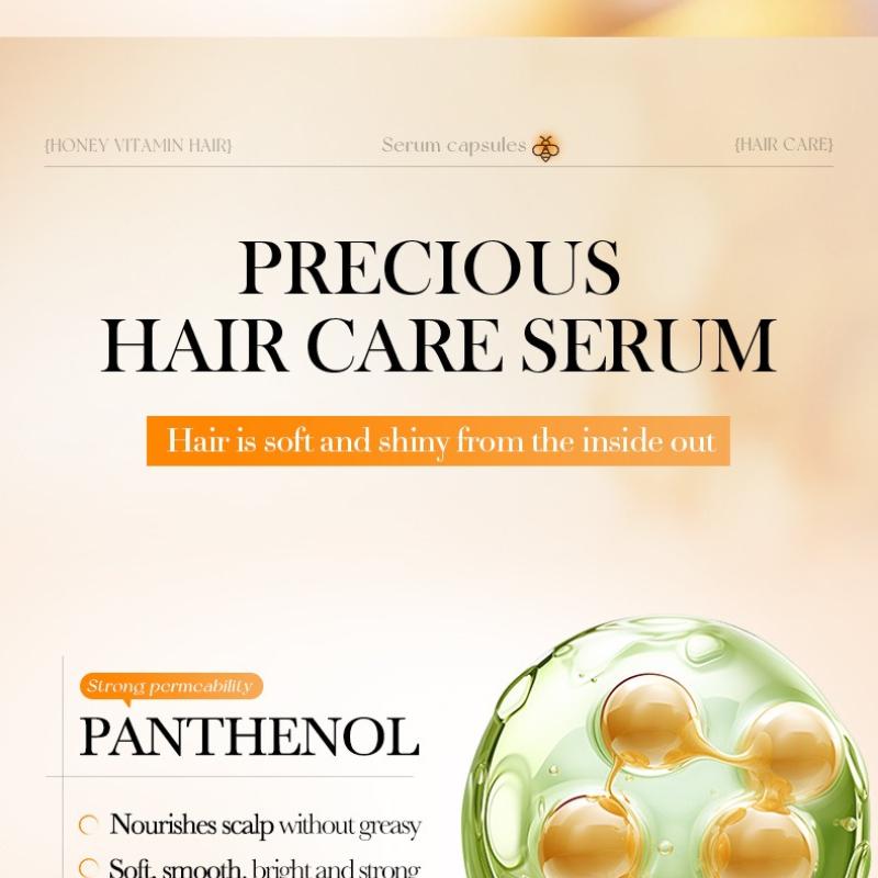 Bee Brew Vitamin Hair Care Serum Capsules, Moisturizing Hair Conditioner