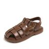 Girls' Sandals2026New Summer Fashionable Closed-Toe Children's Roman Sandals, Korean Style Soft Sole Trendy Princess Shoes
