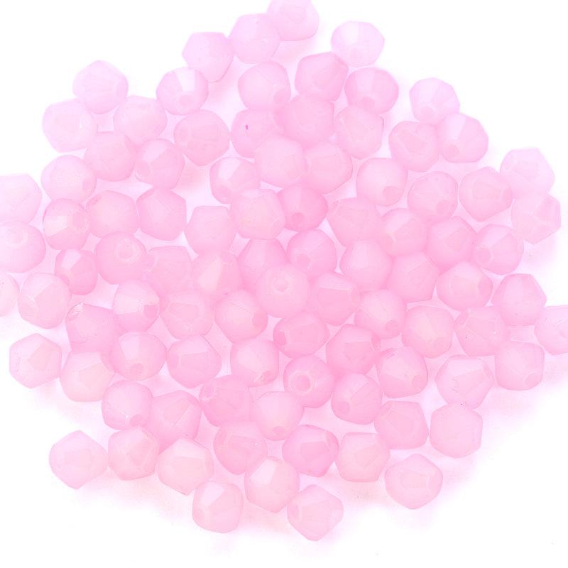 200 Pièces 4MM Perles de Verre Forme Cônes Cristaux Facettés pour la Fabrication de Bijoux Bracelet Collier Boucles d'Oreilles Perles DIY