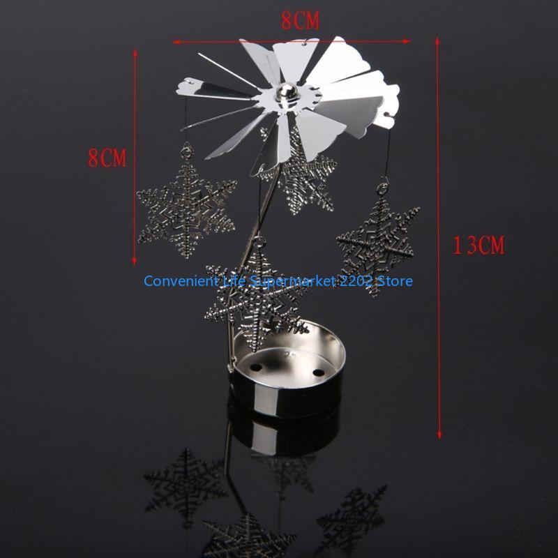 XXUB Rotary Holder Rotating Candleholder Tealight Stand Home Table Decoration