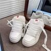 New Niche Retro Skateboard Shoes Trendy Street Shooting High Value Sports Leisure White Shoes Women