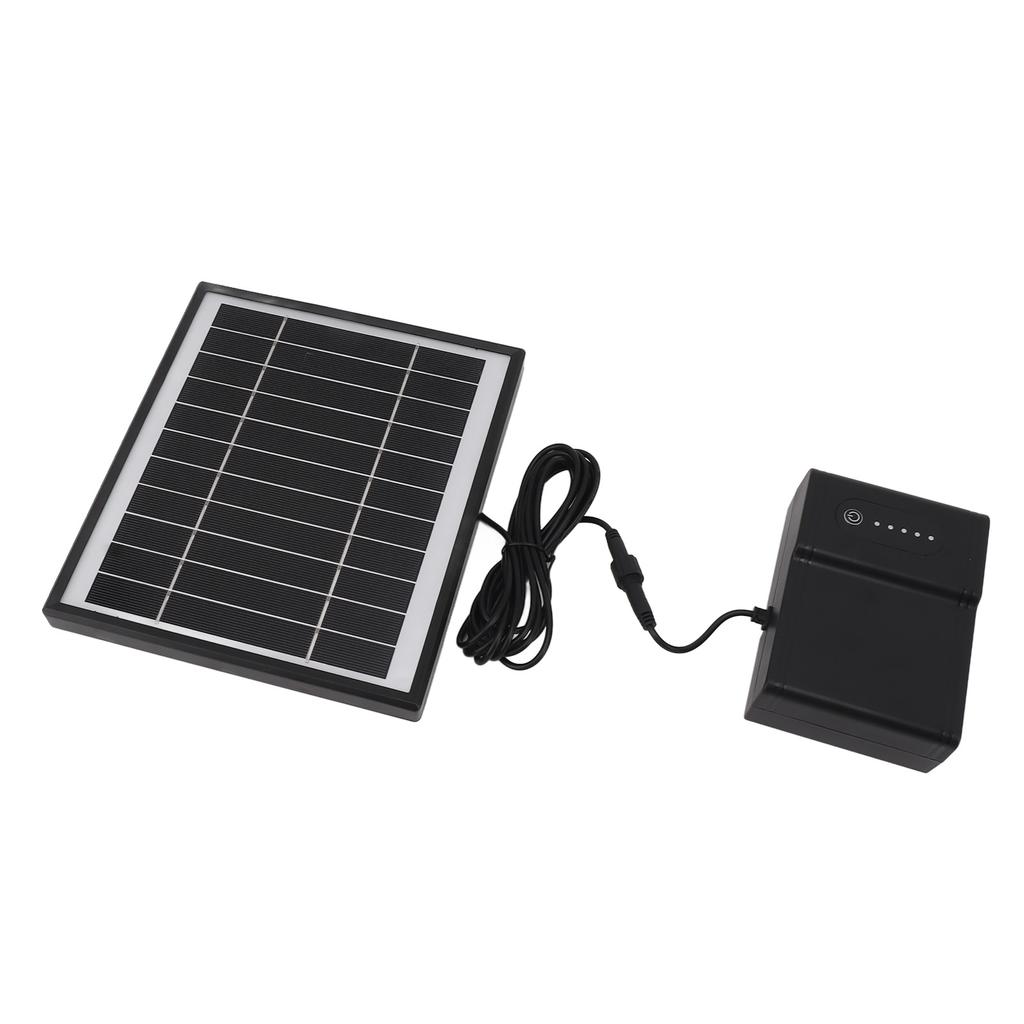 Split Type Air Pump Oxygenator Dual Air Hole DC Solar Powered Air Pump Kit for Indoor Water Tank