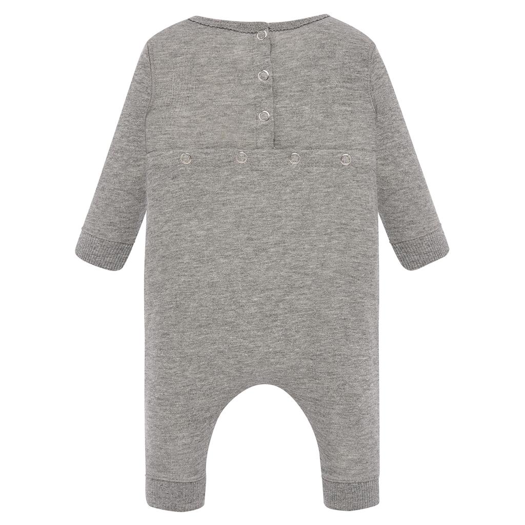 JHK Baby Melange Long-Sleeved Playsuit