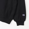 Champion Basic Long Sleeve Logo Black Women's One-Point Half-Zip Sweatshirt, (CWSY011Z)