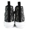 Pristine DIOR High cut sneakers B23 Oblique Logo Black beige mens 43 3SH126ZSA  Used