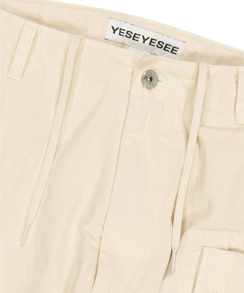 YESEYESEE Hbt Dyed Field Pants Ivory