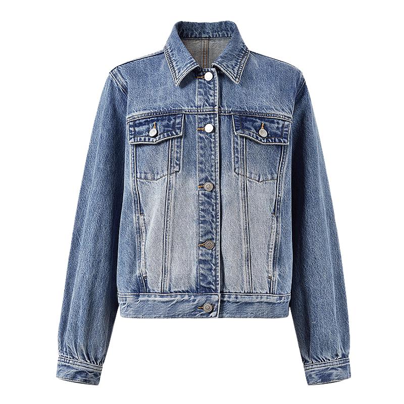 Qiu Shui Yi Ren Gradient Denim Jacket