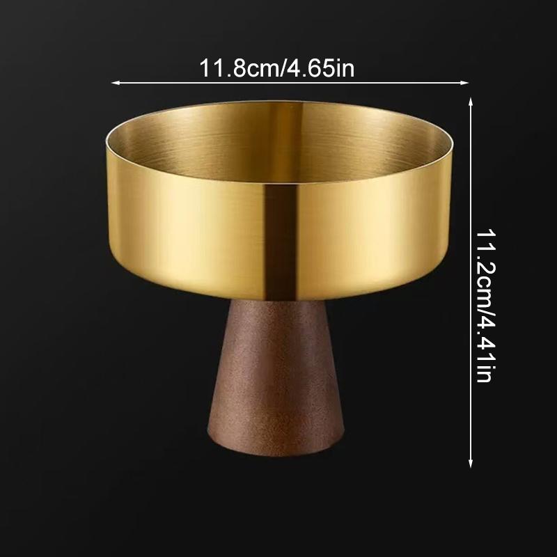 1Pc Dessert Cup Cafe Fruit Easy To Clean Ice Cream Bowl Hotel High Footed Stainless Steel Pudding