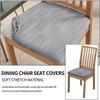 Seat Covers for Dining Room Stretch Chair Covers Removable Upholstered Seat Protector Cushion Slipcovers for Kitchen, Office