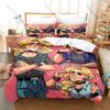 Cool Metal Family 3Pcs Bedding Set Cartoon Kpop Duvet Cover Pillowcase Bed Set Single Twin Full Queen King Size Home Bedroom Dec