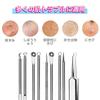 JetWave Blackhead Blackhead Acne Needle Tool Antibacterial Stainless Blackhead Blemish Extraction Tool for and with Portable Storage Whitehead Set