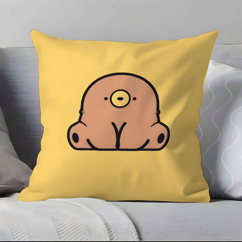 Cute Ip Portrait Anime Pillow Case Pillowcase Soft Skin Friendly & Comfortable With A Hidden Zipper
