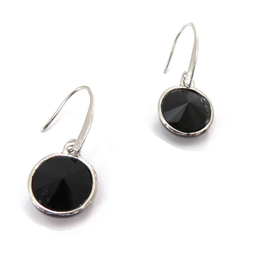 Les Trésors De Lily [J7843] - Boucles Créateur 'Sissi' noir