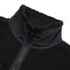 New Balance Velvet Jackets Men's Black Stand Collar Moderate (Unisex) Velvet Jackets AMJ23358 BK