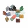Crystal Healing Chakra Pyramid Stone Set Featuring Unique Natural Quartz Crystals For Spiritual Growth