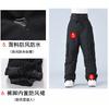 New Snowboard Pants Men Winter Ski Pants Women Windproof Waterproof Warm Overalls Couple Snow Trousers Elastic Waist