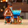 Europäische Mittelalterliche Architektur Mikrobausteine Spielzeug Ideal für Kinder Festivalgeschenke Exquisite Architekturkunst zum Selberbauen
