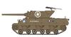 Airfix 1/35 Scale US Army M10 GMC Anti-Tank Self-Propelled Gun Plastic Model X1360