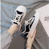 Fashion Women Fashion Thick Bottom Lace Up Sneaker Trend Platform Women Heighten Board Canvas Shoes Woman Youth Girls Slip On Trainers