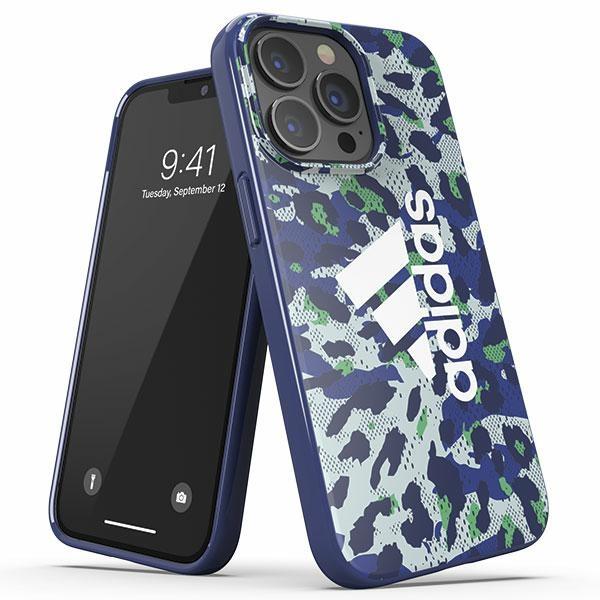 Hülle für iPhone 13 Adidas Leopard Blau
