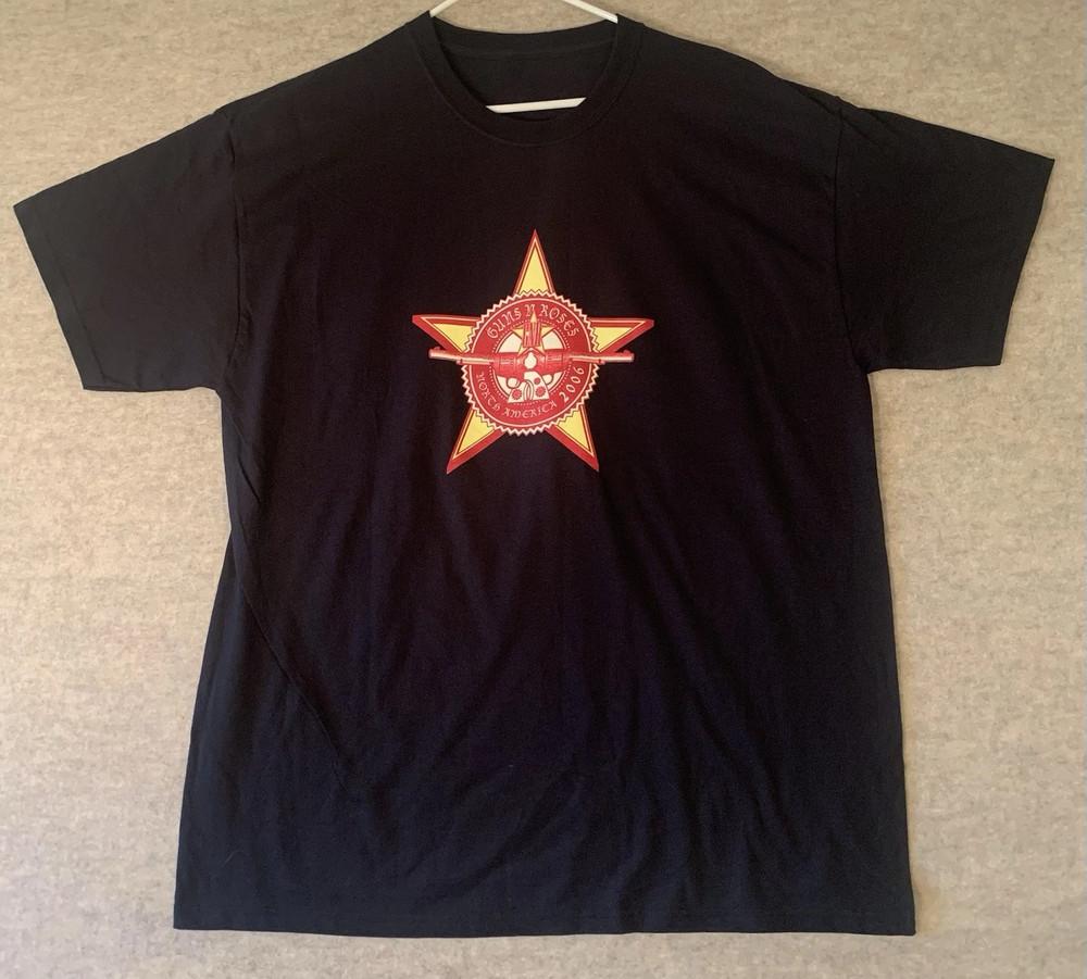 Guns N Roses 2006 North America Concert Tour  Rock Band Reprint S-4XL Unisex T-Shirt M
