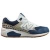 New Balance NB 580 Woven Texture Cushioning Low Top Marathon Running Shoes Women sneaker Dark-Blue White WRT580KN
