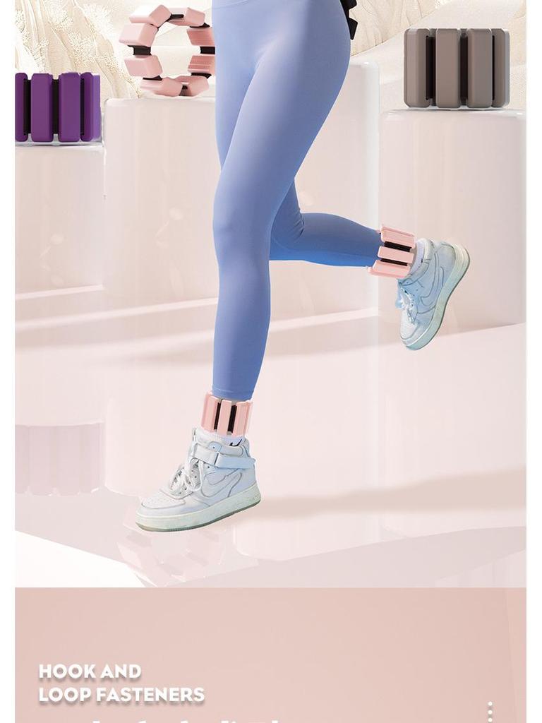 Weighted Silicone Ankle & Wrist Training Bracelet for Men & Women Fitness