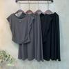 C S In The Room ladieS PendanT neCklaCe And ShirrIng baCk SliT T ShirT Long SkrT