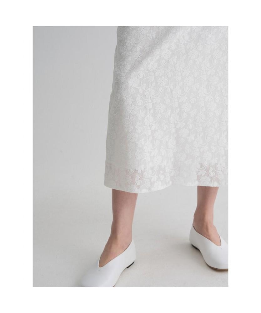 8SECONDS Lace Maxi Skirt White