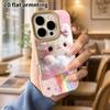Phone Case: Lambskin 2D Flat Samsung Galaxy A34 A35 M05 M06 S20 S22 S21 FE Plus 5G Protective Case, Nebula Black Cat, Christmas and Halloween Gift