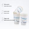 Miaojie 270ml Disposable Paper Cups, 100-Count