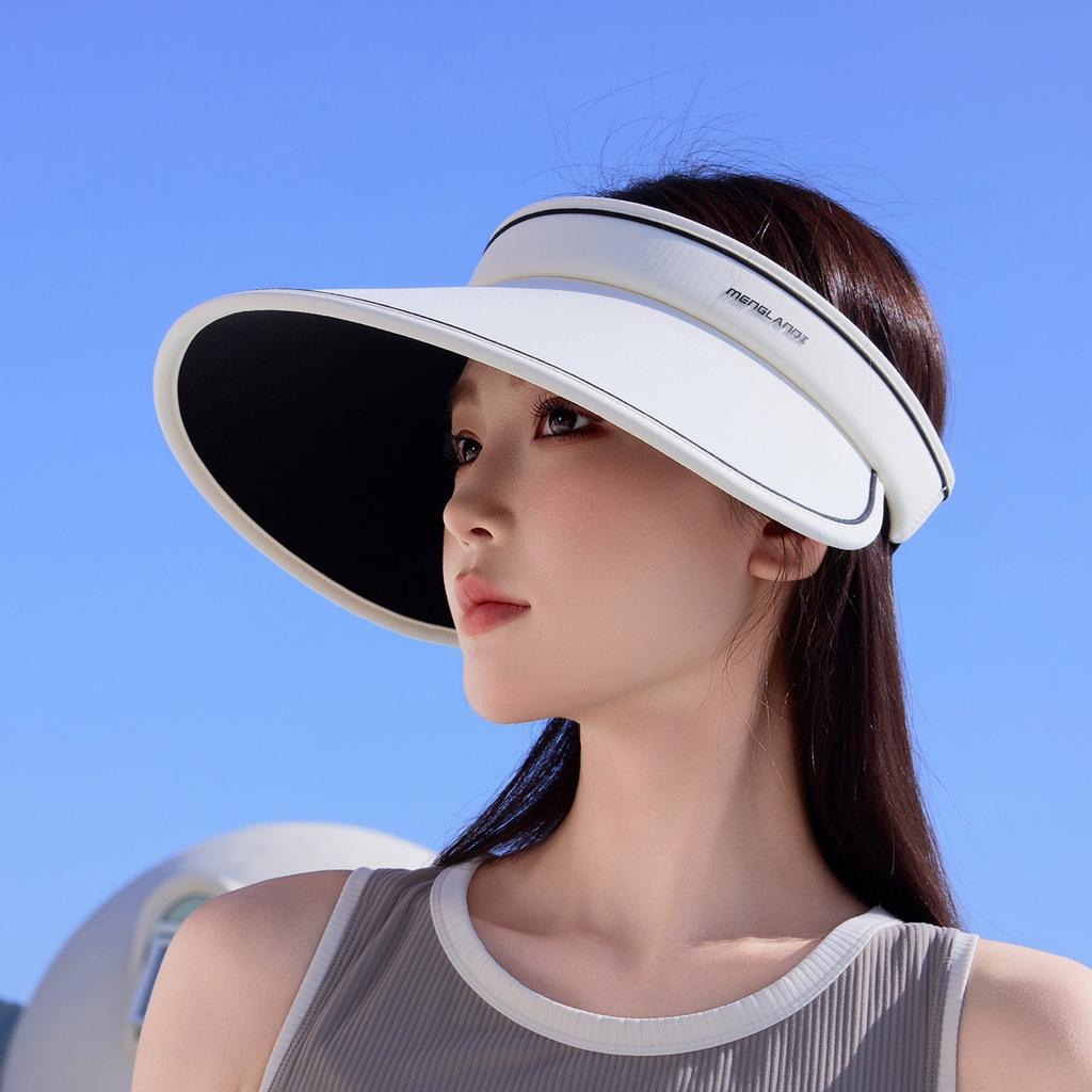 Women's Summer Foldable Hat With Open Top,, Wide Brim Cycling 2026 New
