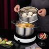 Yibo Dele 26cm Stainless Steel Double-Layer Steamer Pot