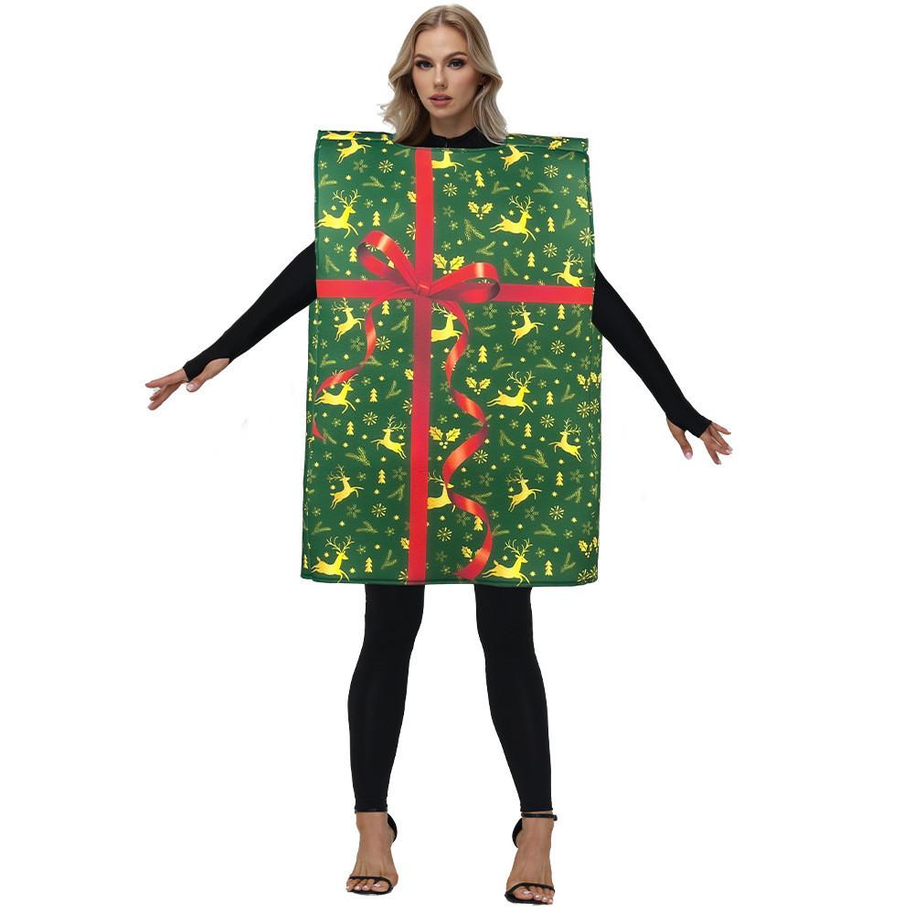 Christmas Family Costume Set With Polyester Fabric For Holiday Parties And Stage Performances