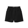 Belted Mini Pocket Shorts Black 4056