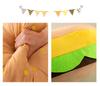 Cross-border Creative Hamburger Plush Toy Pillow for Kids – Unique Sofa Back & Seat Cushion Gift