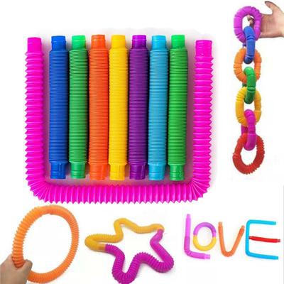 Fidget Pop Tube Toys Sensory Stretch Pipe Dekomprese Stres Zmírnění stresu pro děti Dospělí Nástroj pro snímání zvuku
