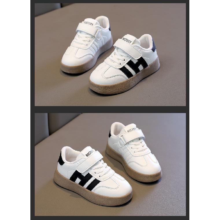 Mädchen Weiße Sneaker, Frühling und Herbst Neue Fleecegefütterte Sportschuhe, Freizeitschuhe für Ältere Kinder und Studenten