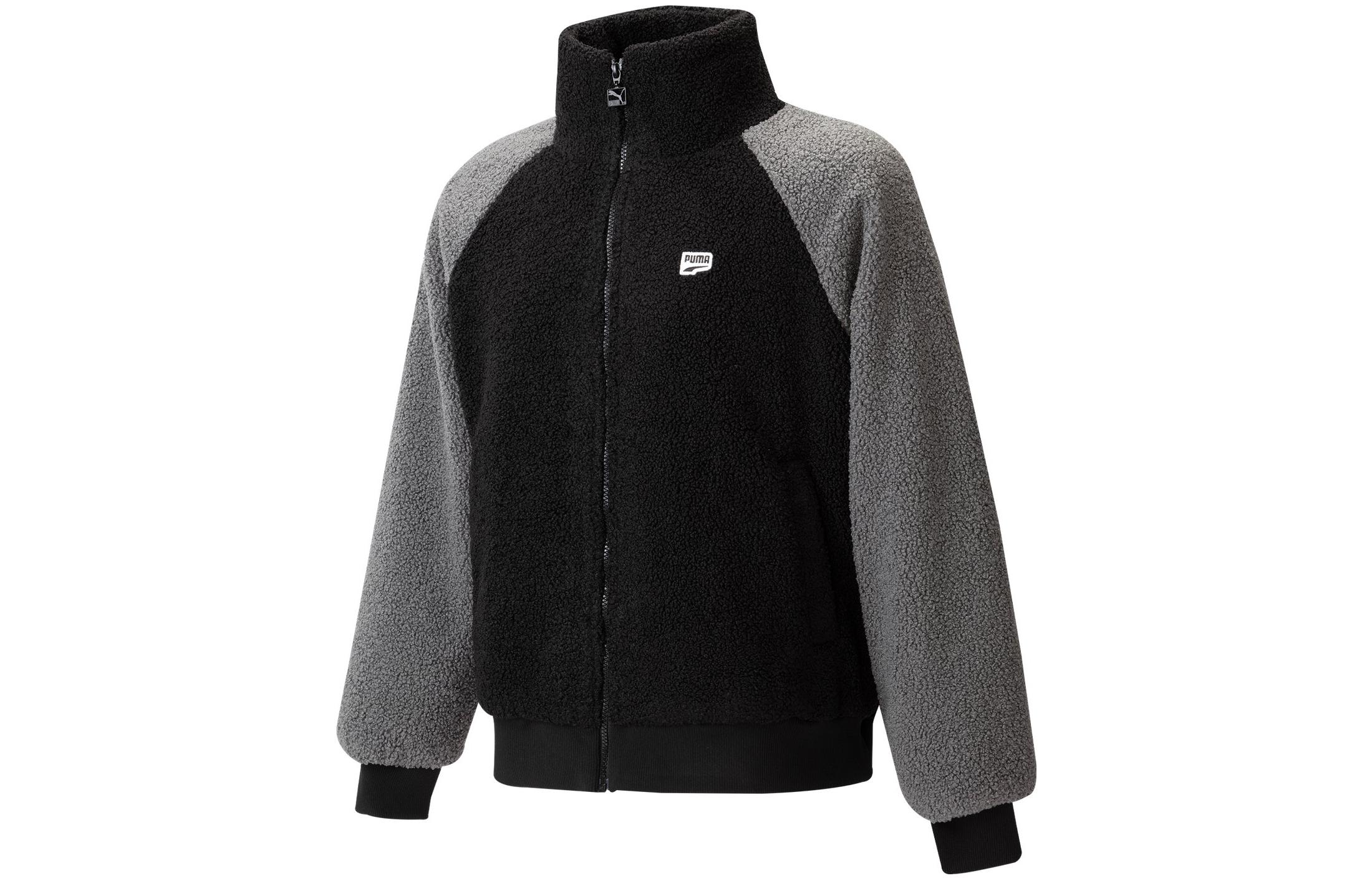 PUMA Velvet Jackets Unisex Multicolor Stand Collar Moderate 539569-01 L