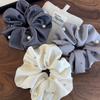 Retro Pearl Satin Hair Scrunchies Headband Women Temperament Hair Rope Rubber Band Spring/summer Fashion Female Hair Accessories