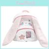 Long Eared Bunny Plush Girls Cartoon Backpack With 8inch Laptop Pocket For Daily Use