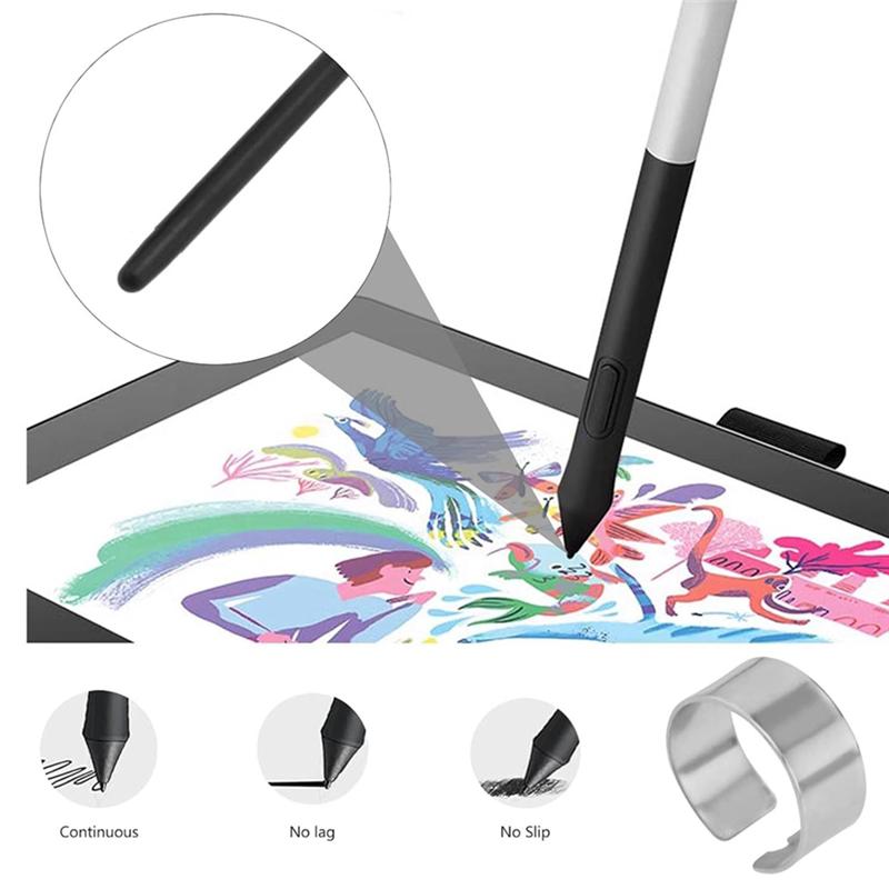 C-Convenient-10 Pack Replacement Refill Pen Nibs For Wacom Bamboo Intuos Pens Wacom CTL460, CTH460, CTH461, CTH661, CTH-480 CTH-