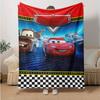 1pc Mcqueens Adventure Flannel Blanket Soft Warm Throw Blanket for Bedroom Living Room Bed Travel Camping Picnic Gift. M730067